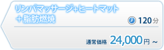 全身アンチエイジング痩身コース価格表 全身アンチエイジング痩身コース価格表